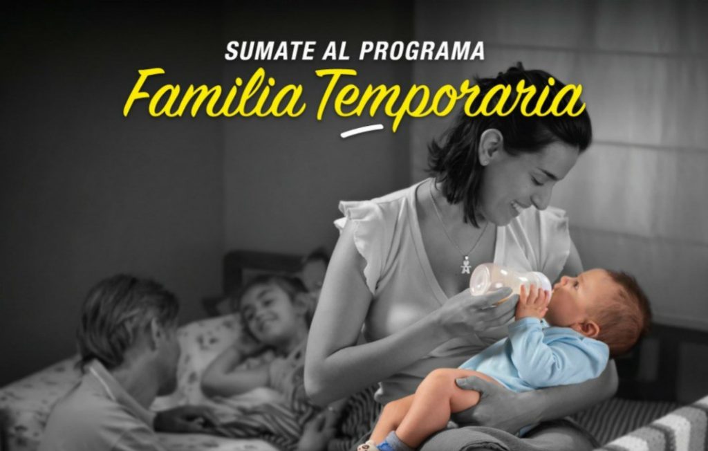 El Programa de Familias Temporarias busca urgente hogares transitorios para bebés y niños vulnerables en San Rafael