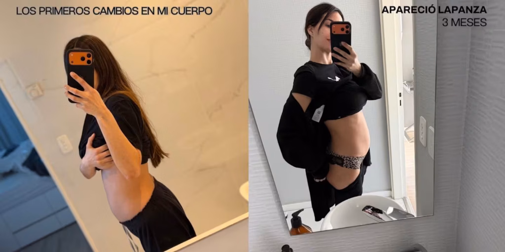 Estefi Berardi mostró por primera vez su panza de embarazada y sorprendió a todos: “¡Apareció!”