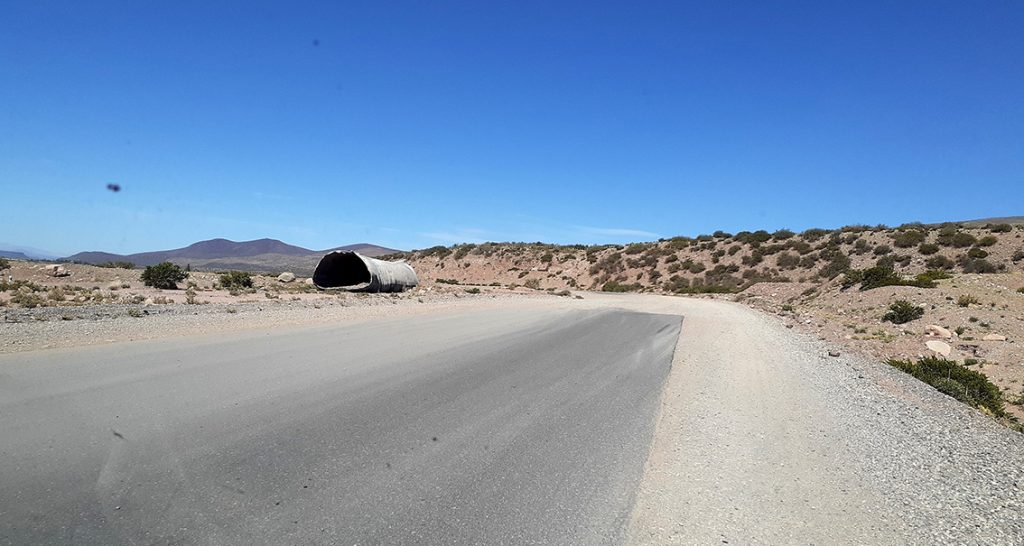 El gobierno provincial busca asfaltar los 90 kms de la RN 40 al sur de Bardas Blancas