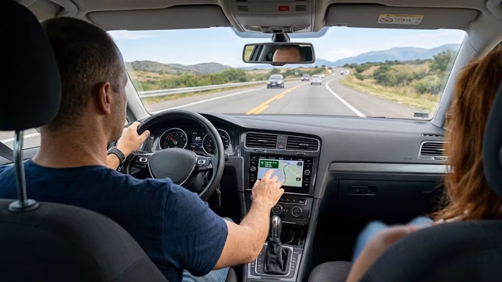 Multas severas en el exterior: el grave castigo que impone otro país por tocar la pantalla del GPS al conducir