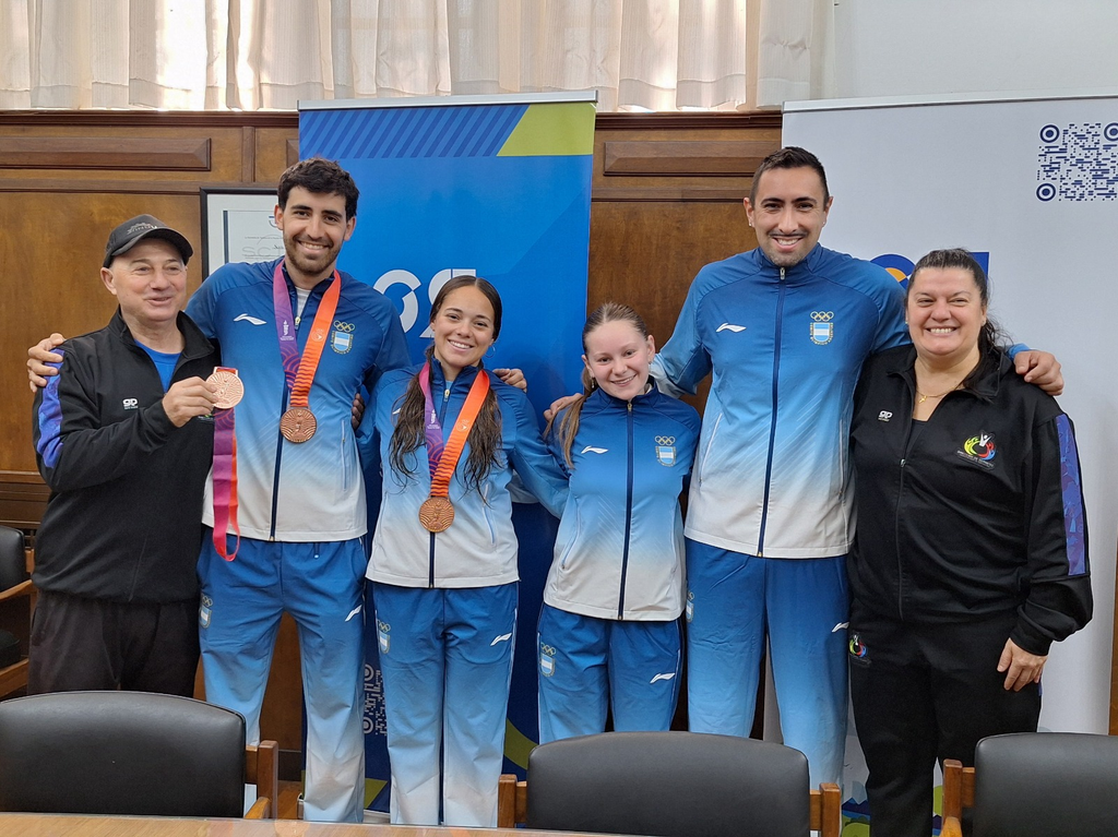 El municipio reconoció a los atletas sanrafaelinos que participaron en los juegos Suramericanos de Santa Fe