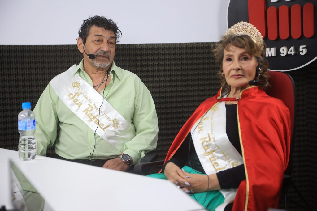 Hilda Portero y Fernando Soria, los nuevos soberanos del adulto mayor en San Rafael