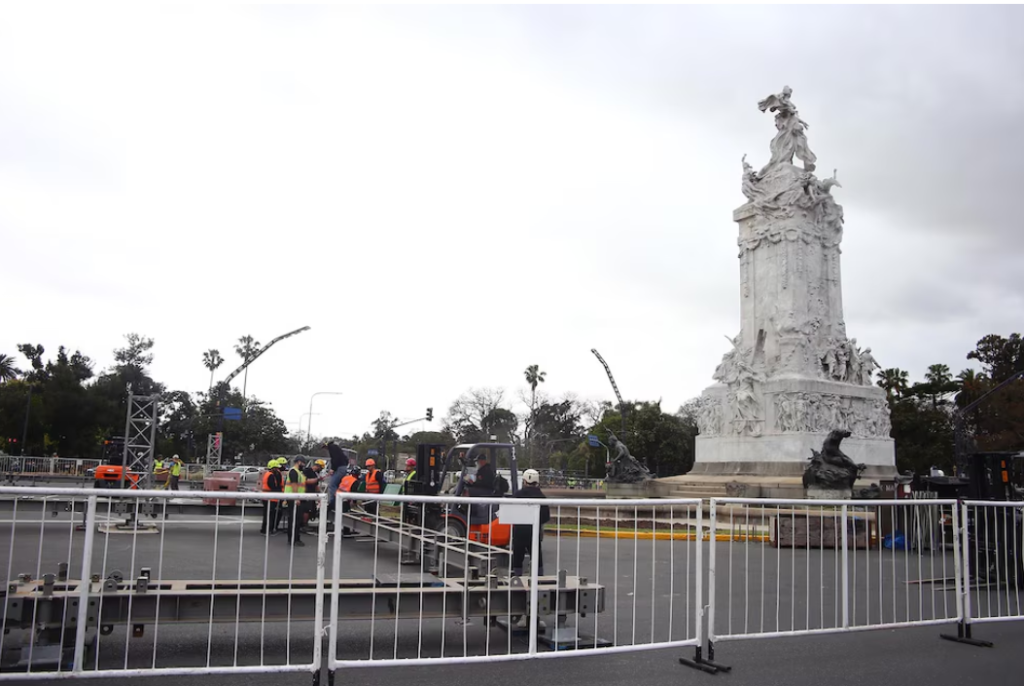 Comenzaron los cortes de tránsito por la visita del Papa