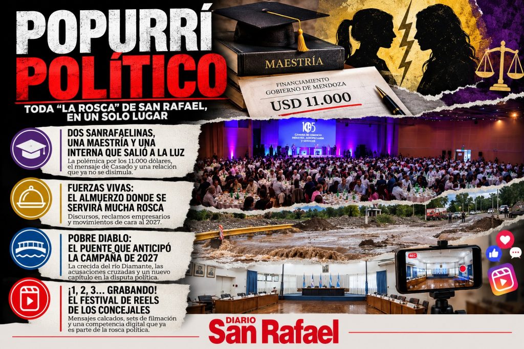 Popurrí político: toda "la rosca" de San Rafael en un solo lugar